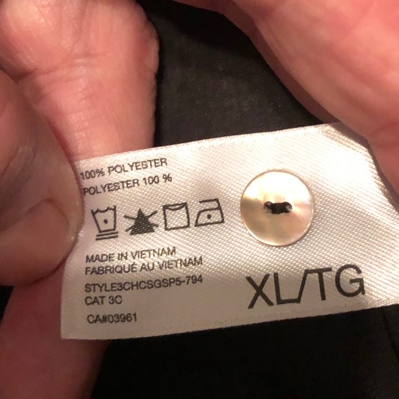 Gorgeous Black polyester Alfred Sung top, sheer like fabric, never worn - Picture 7 of 8